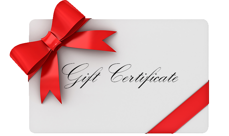 Gift card with bow